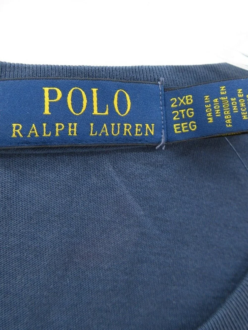 Polo Ralph Lauren Shirt 2XB Big Navy P Wing 67 Athletic Div Graphic Tee